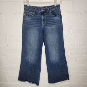 M. Jeans By Maurices Women's Size 16 Jeans High Rise Flare Raw Hem AS IS